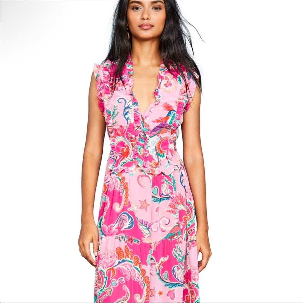 Banjanan Cordelia Silk Dress Size M